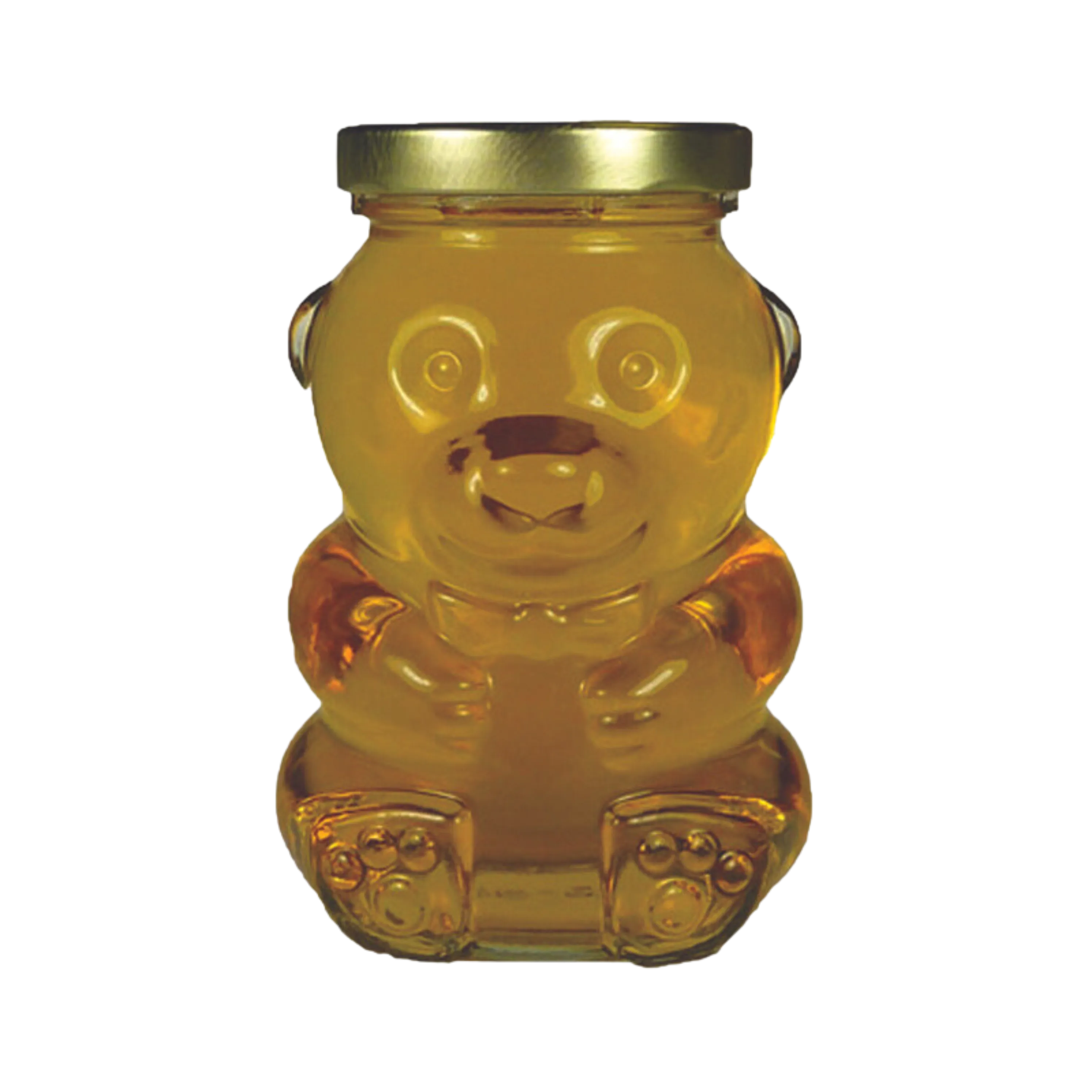 12 oz Glass Bear Honey Jar