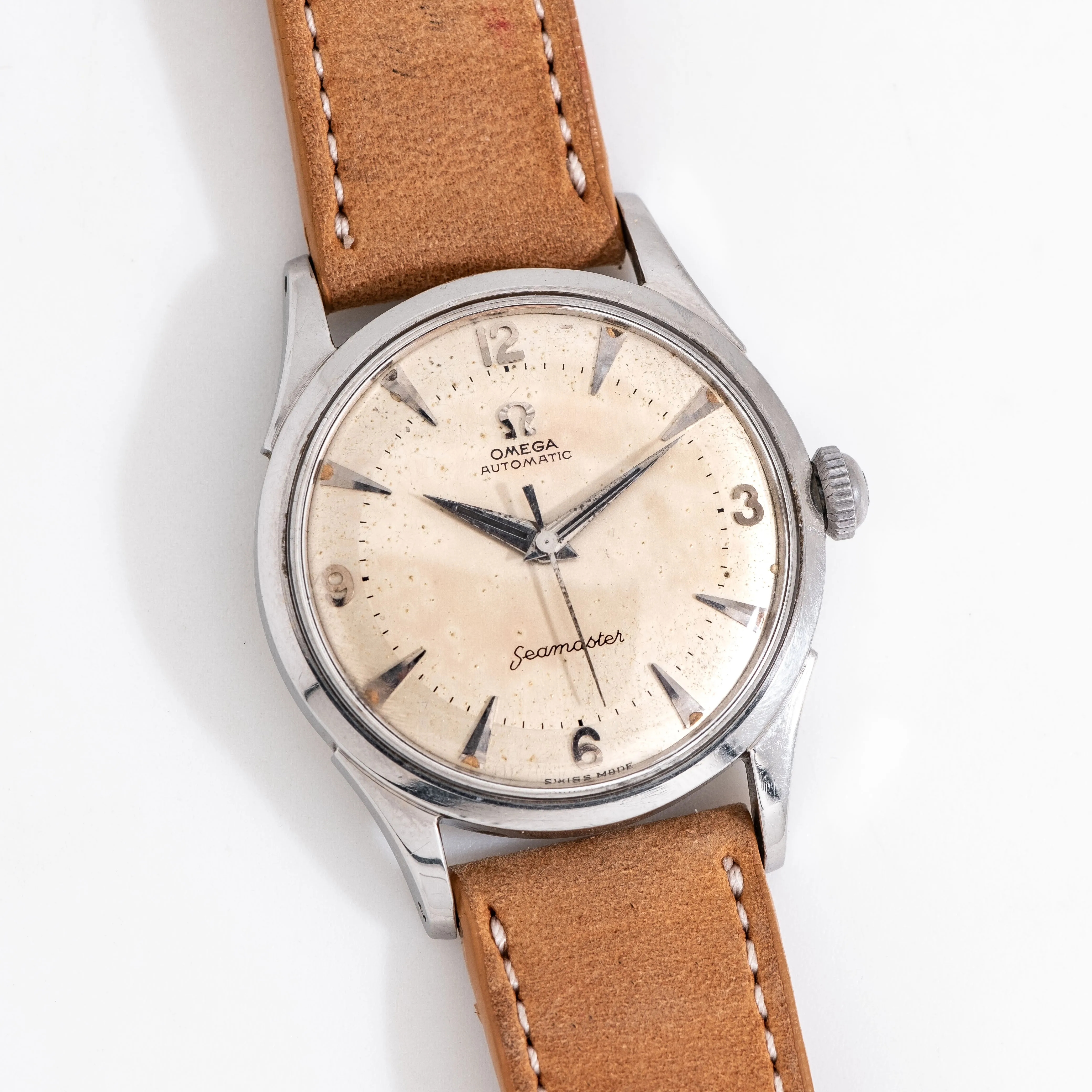 1953 Vintage Omega Seamaster Ref. 2635-10 SC in Stainless Steel (# 14993)