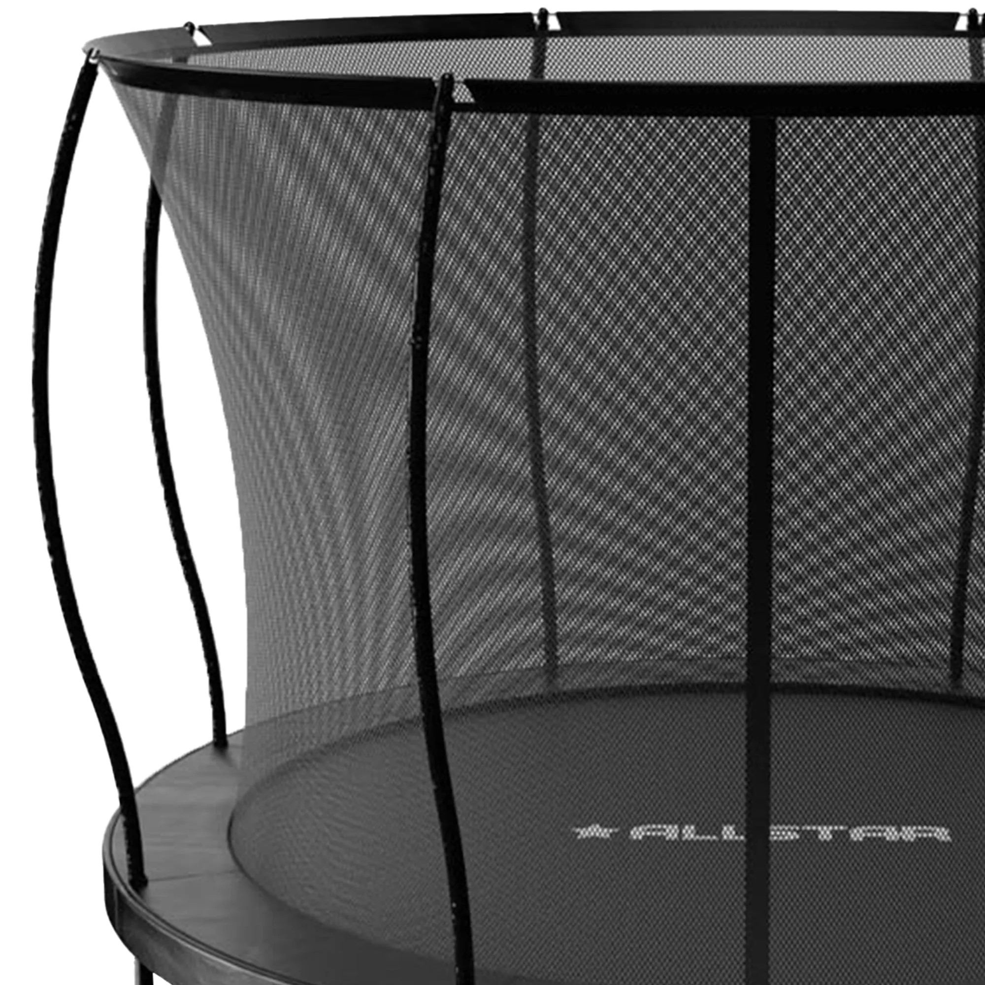 ALLSTAR 10' Trampoline for Kids Outdoor Backyard Play Equipment w/ Net & Ladder