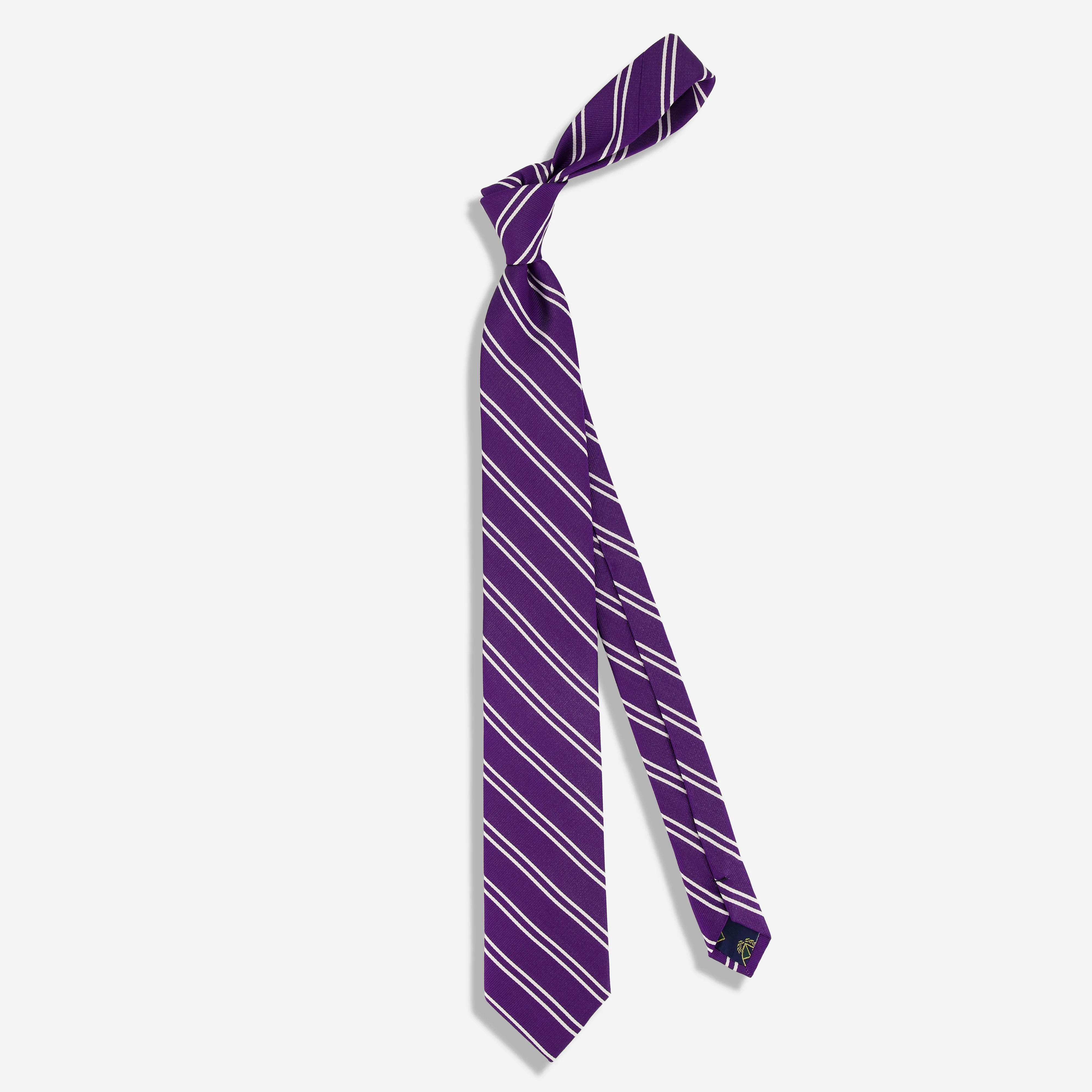 Alma Mater Heritage The Rock Stripe Purple Tie