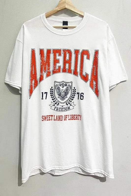 America Graphic Tee  S-XL