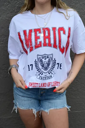 America Graphic Tee  S-XL