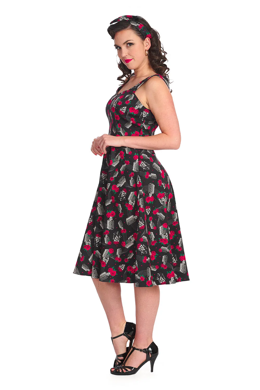 Banned Nashville Sweetheart Swing Dress Rockabilly