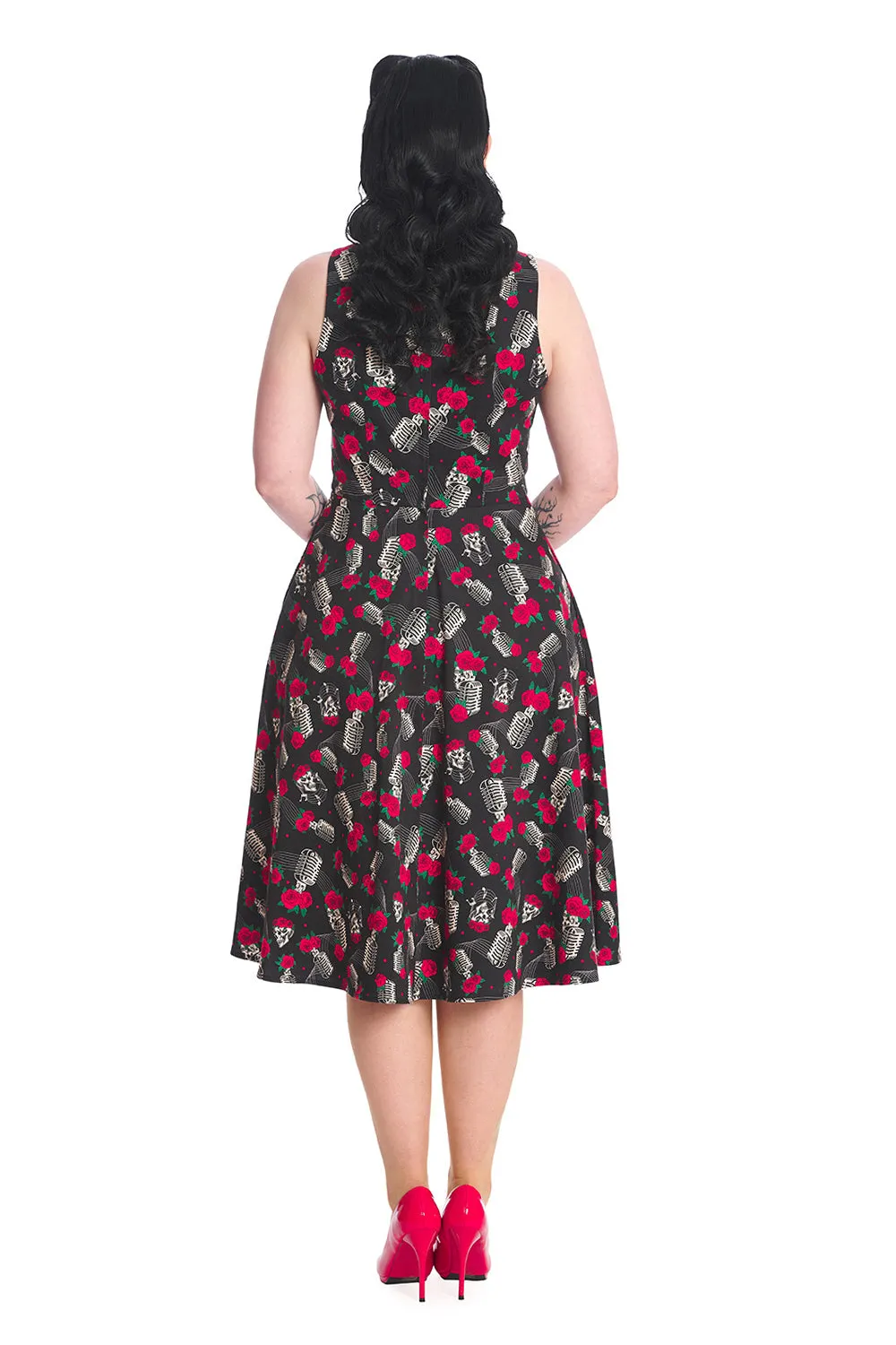 Banned Nashville Sweetheart Swing Dress Rockabilly