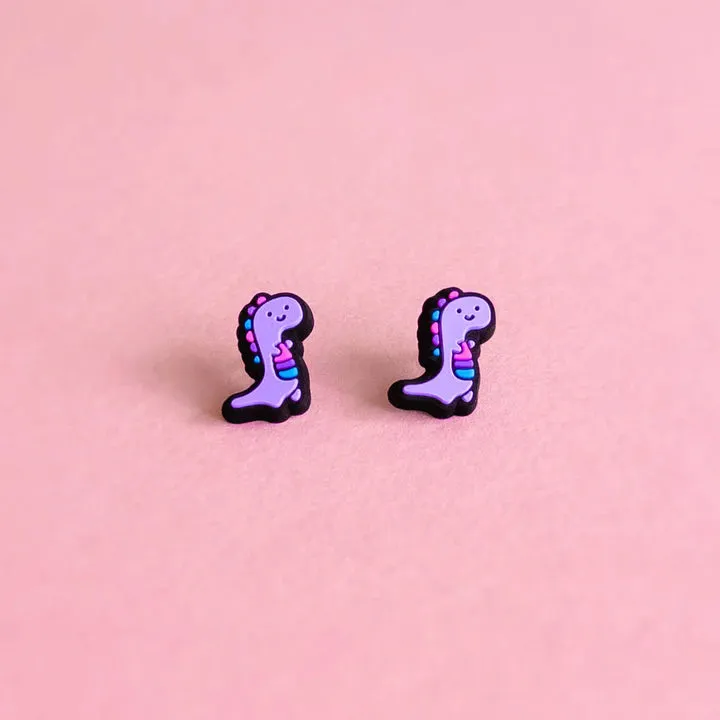 Binosaur — mini stud earrings