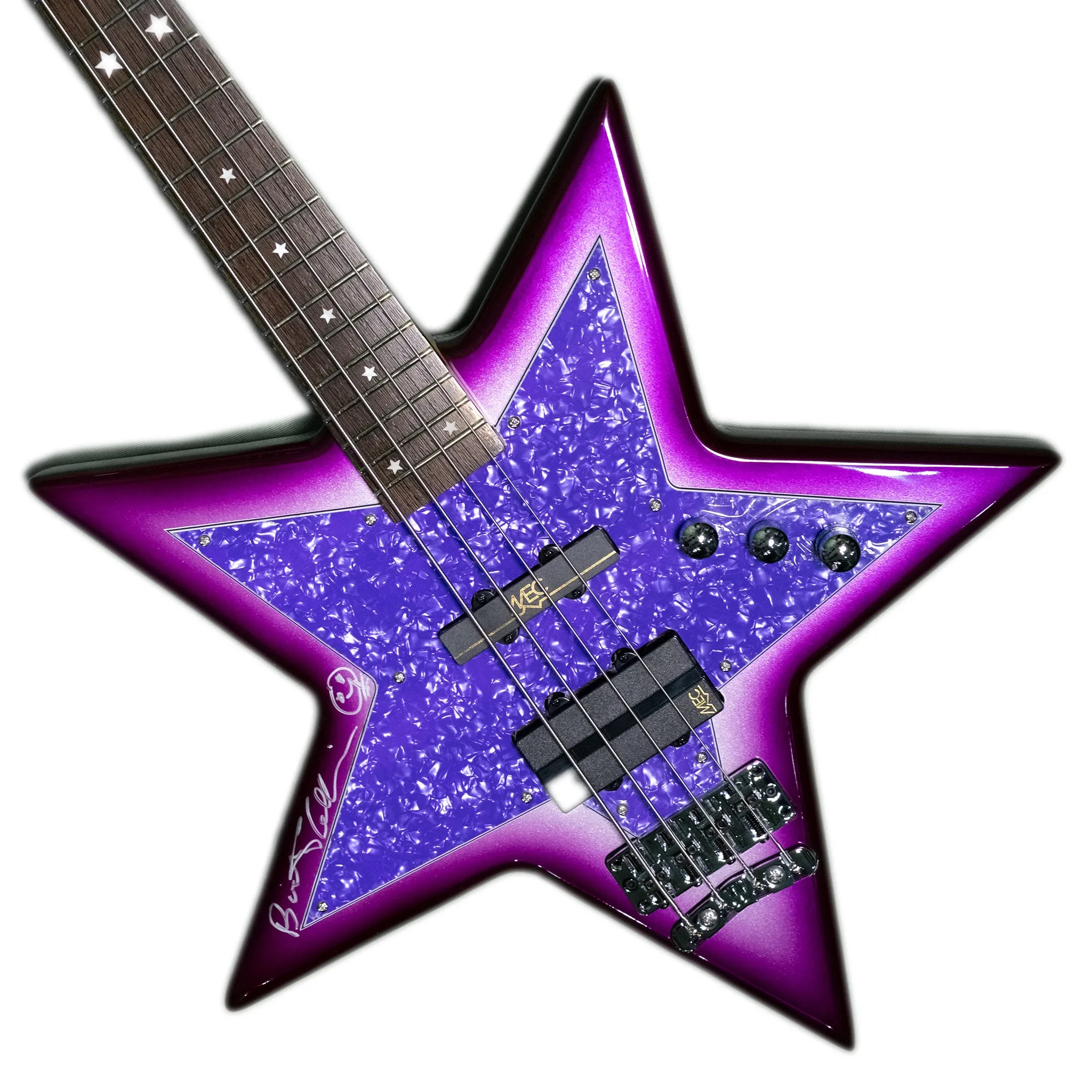 Bootsy's Warwick Rock Space Bass (signed), 2014