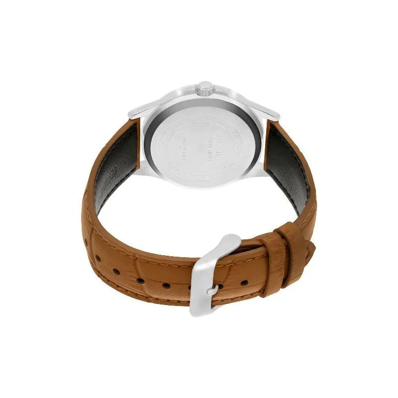 Casio Enticer White Dial Leather Strap Men's Watch|  MTP-1381L-9AVDF