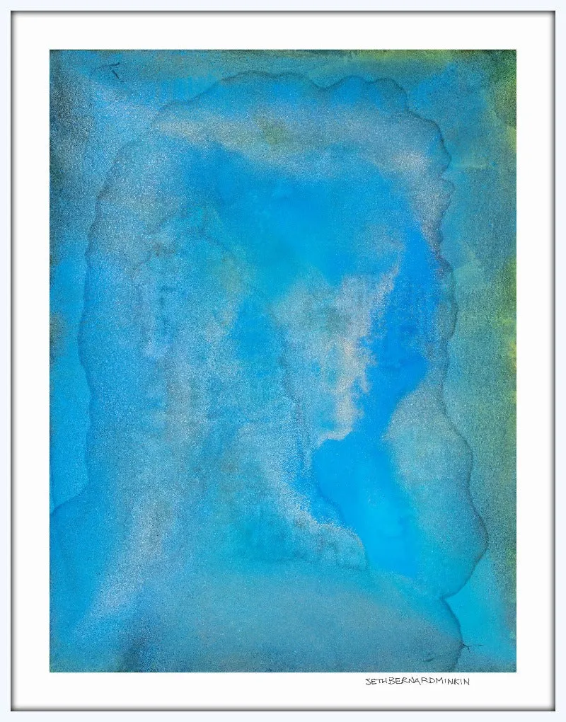 [cerulean dream abstract][limited edition print by seth b minkin]