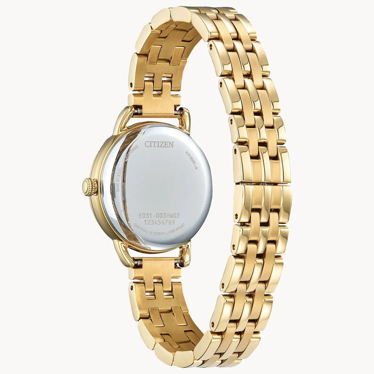 Citizen Tsuyosa 29mm Gold Eco-Drive Ladies Watch