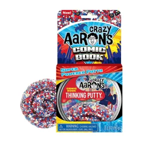 Crazy Aarons Comic Book Full Size 4 Inch Thinking Putty Tin