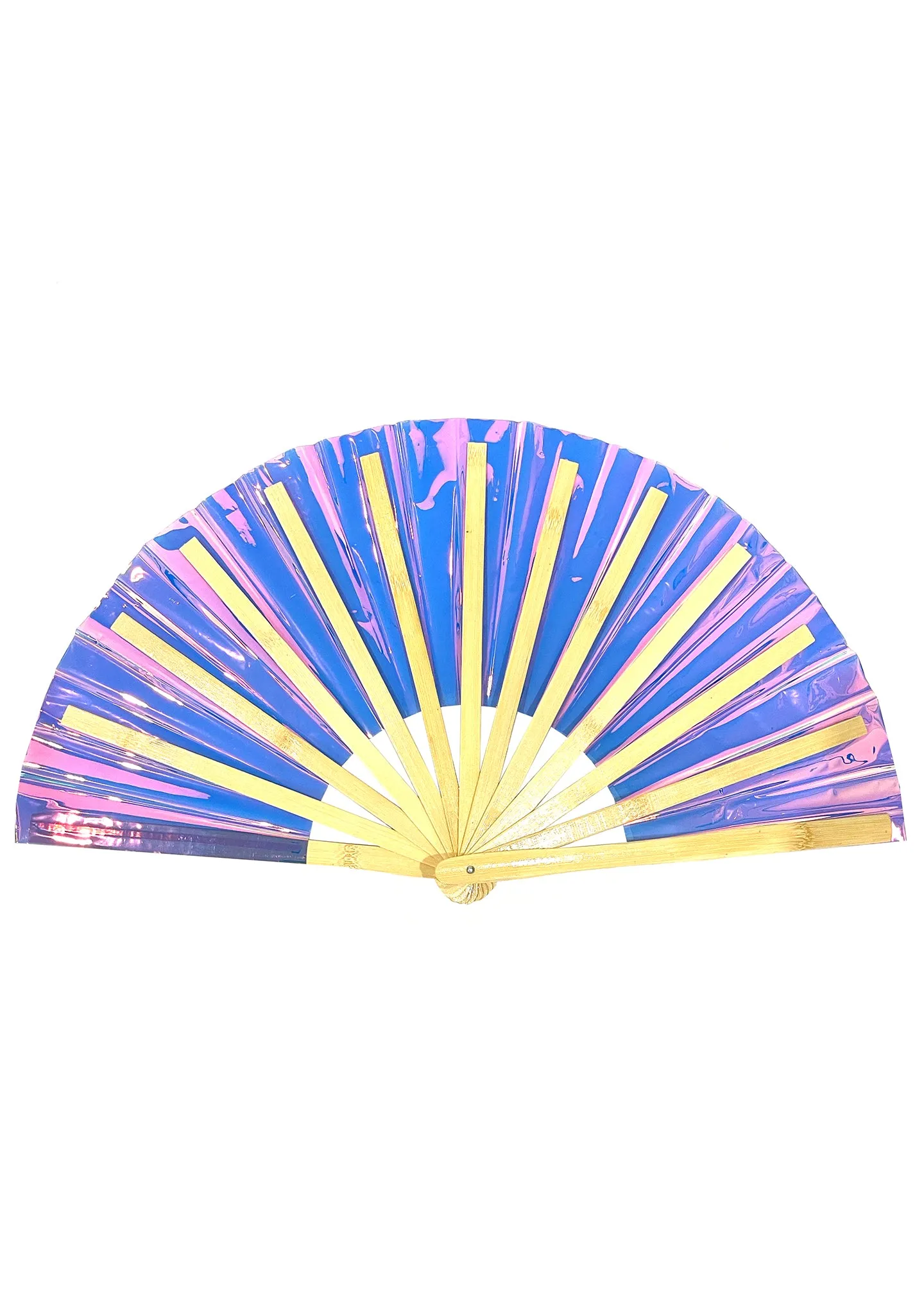 Dreamscape Iridescent Fluid Rave Fan