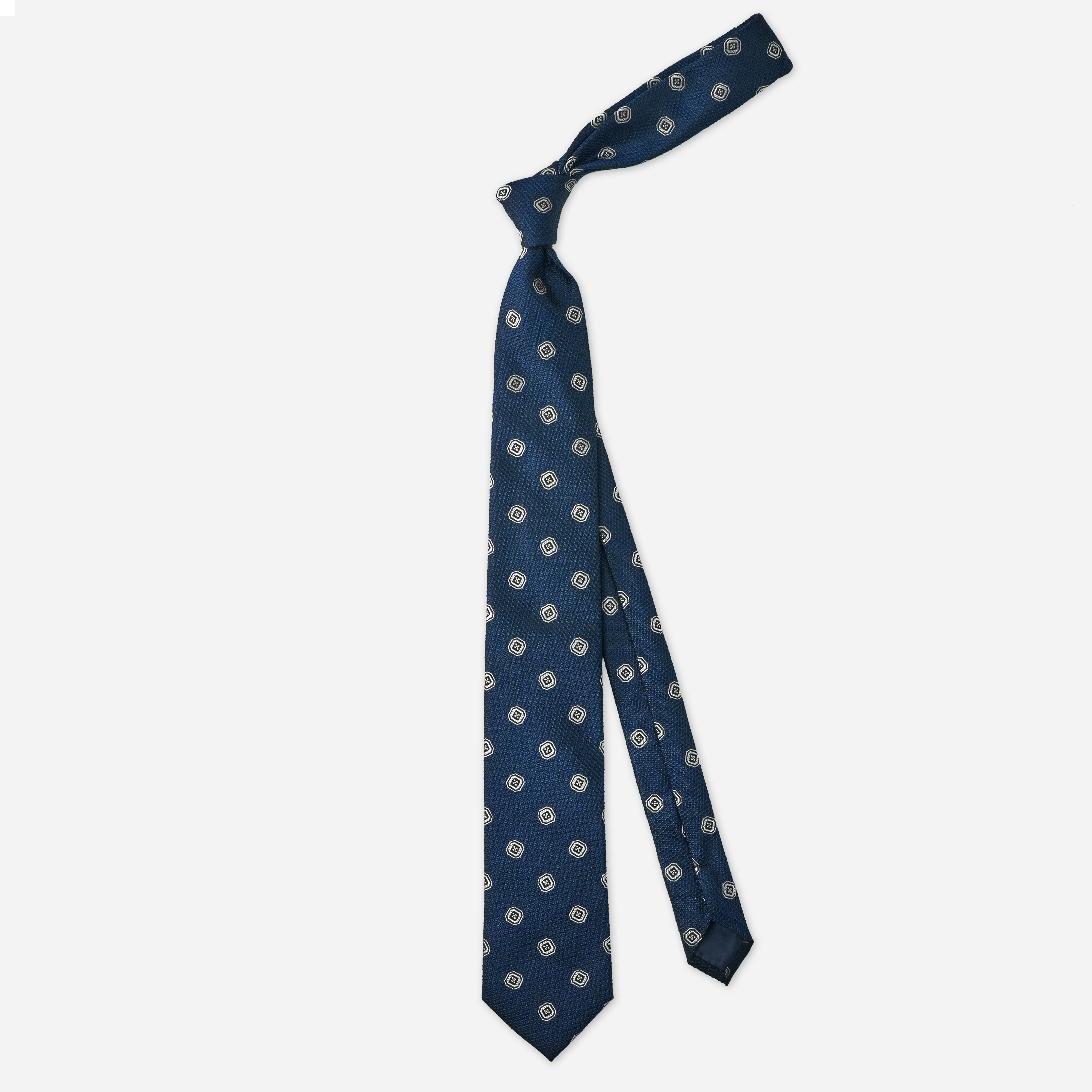 Geo Scales Navy Tie