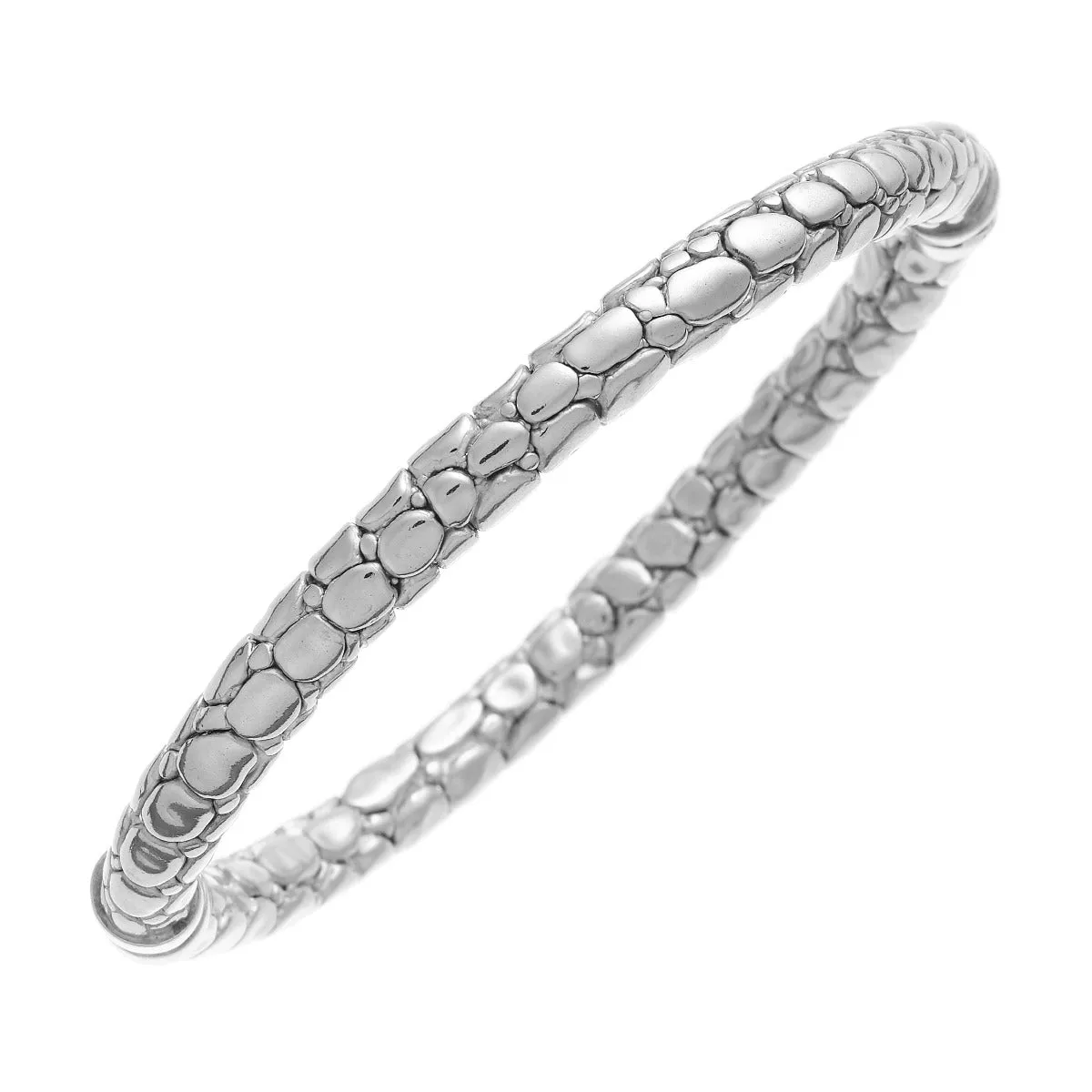 Giovanni Raspini Sterling Silver Crocodile Bracelet