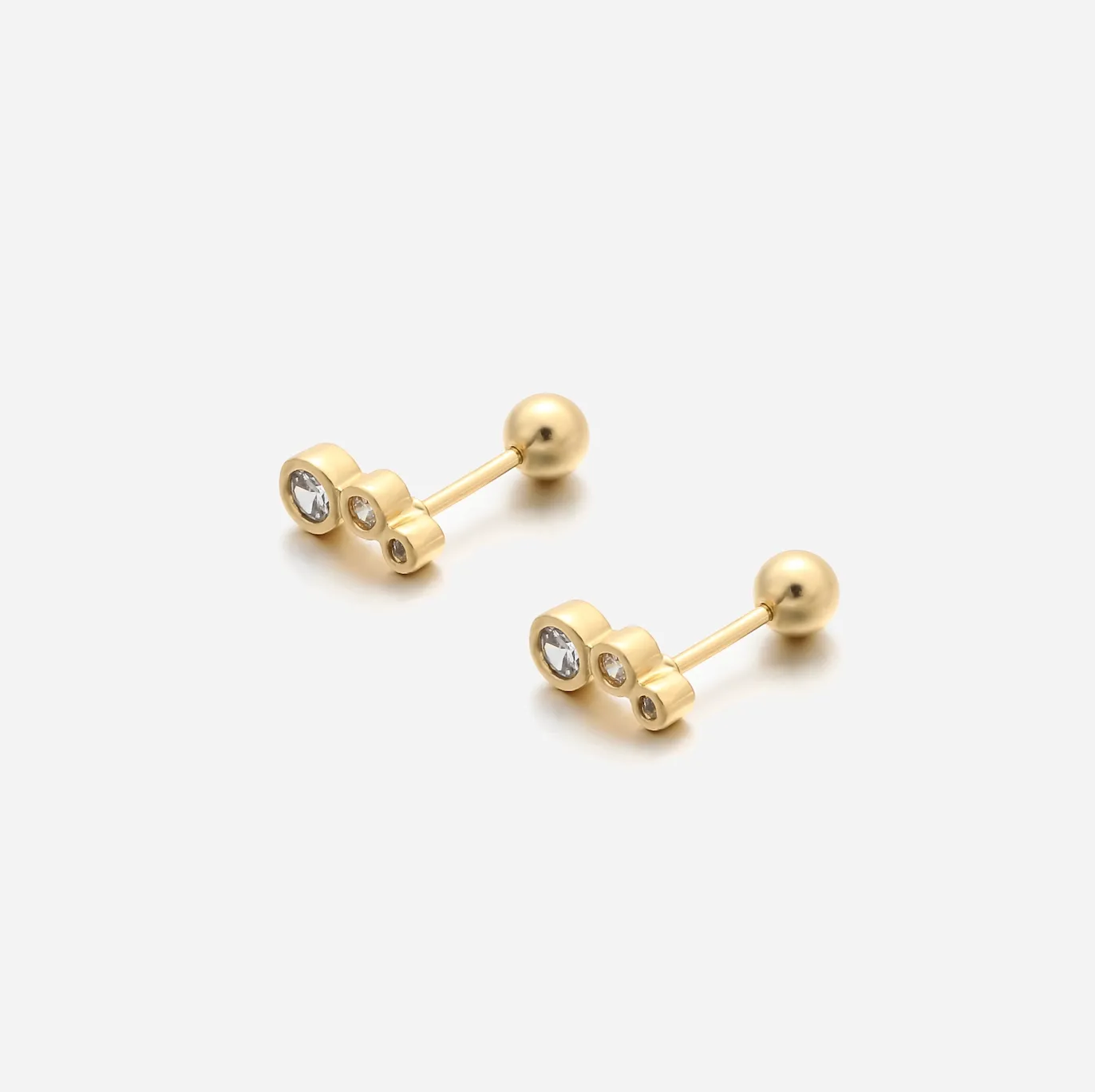 Gold Twinkle Studs