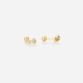 Gold Twinkle Studs