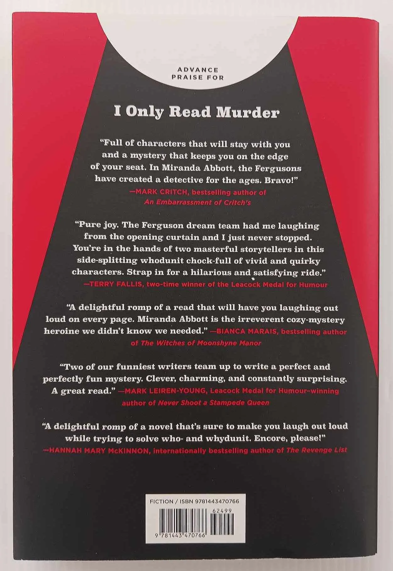 I ONLY READ MURDER - Ian Ferguson, Will Ferguson