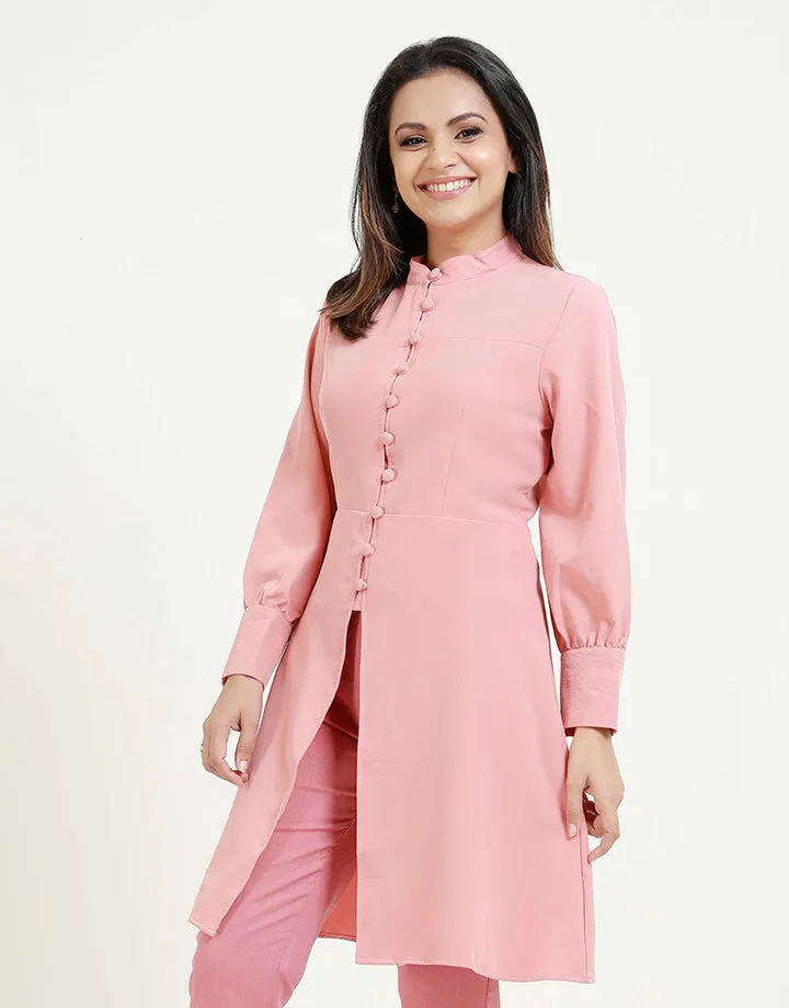 Long Sleeves Kurtha with Buttons