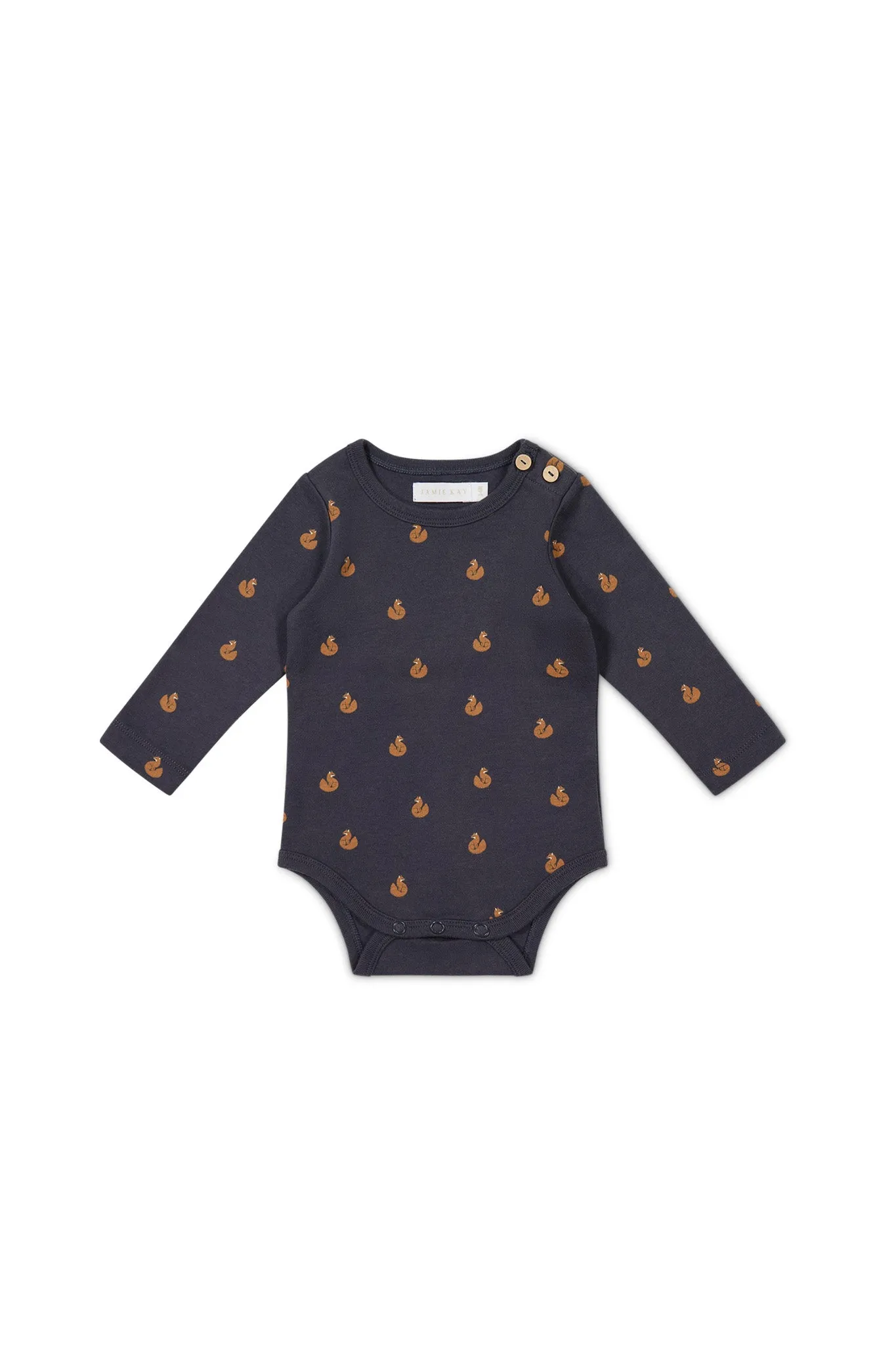 Organic Cotton Fernley Bodysuit - Fox Cubs Constellation