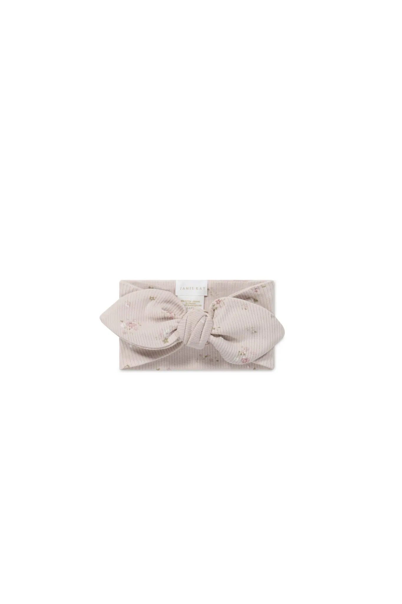 Organic Cotton Fine Rib Headband - Petite Fleur Violet