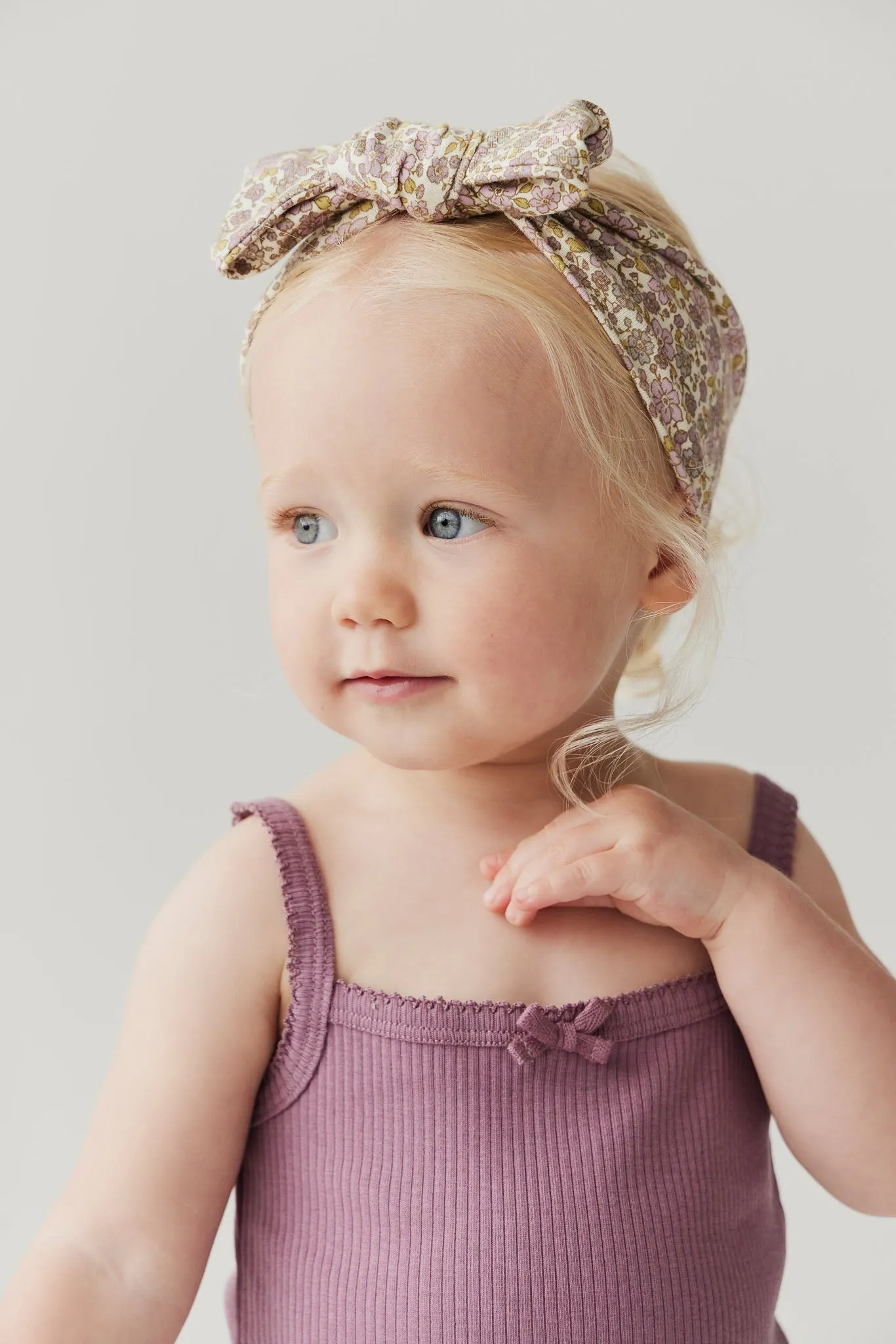 Organic Cotton Headband - Chloe Orchid