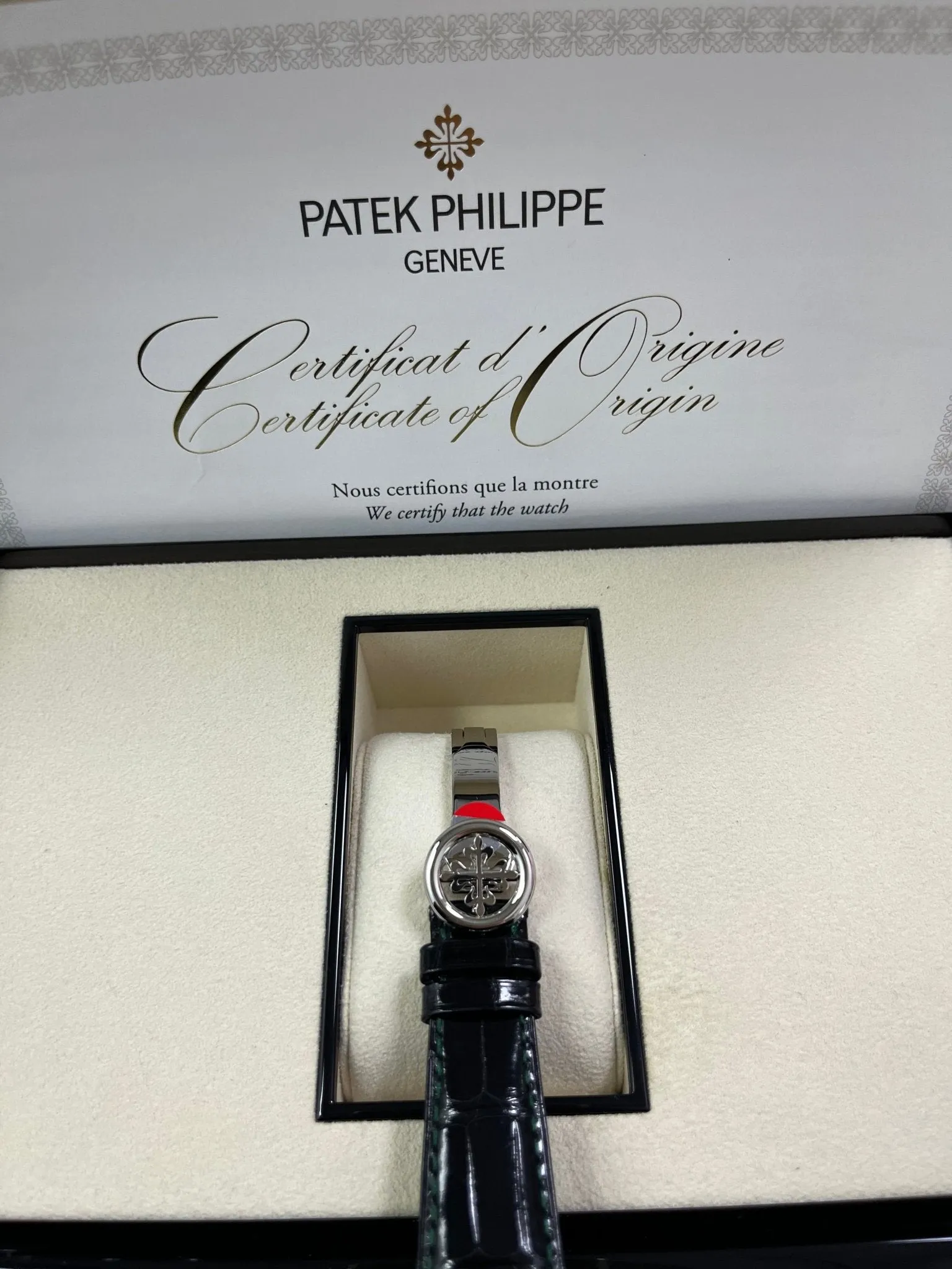 Patek Philippe Perpetual Calendar Chronograph Grand Complications Platinum Green Dial 5270P-0014