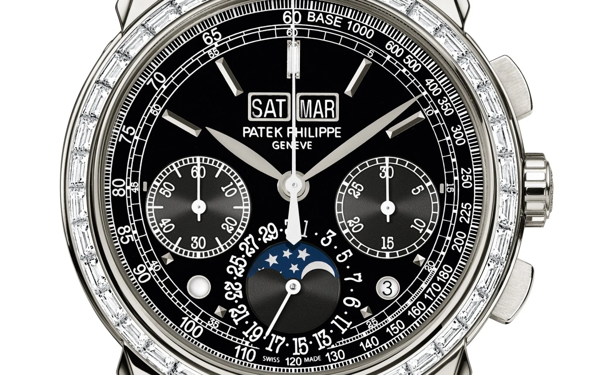 Patek Philippe Perpetual Calendar Platinum Black Dial 5271P-001