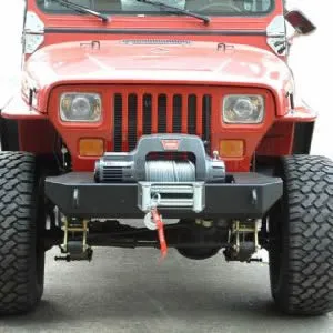 "Rock Proof" Front Bumper: Stubby for Jeep Wrangler YJ (1987-95)