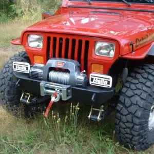 "Rock Proof" Front Bumper: Stubby for Jeep Wrangler YJ (1987-95)