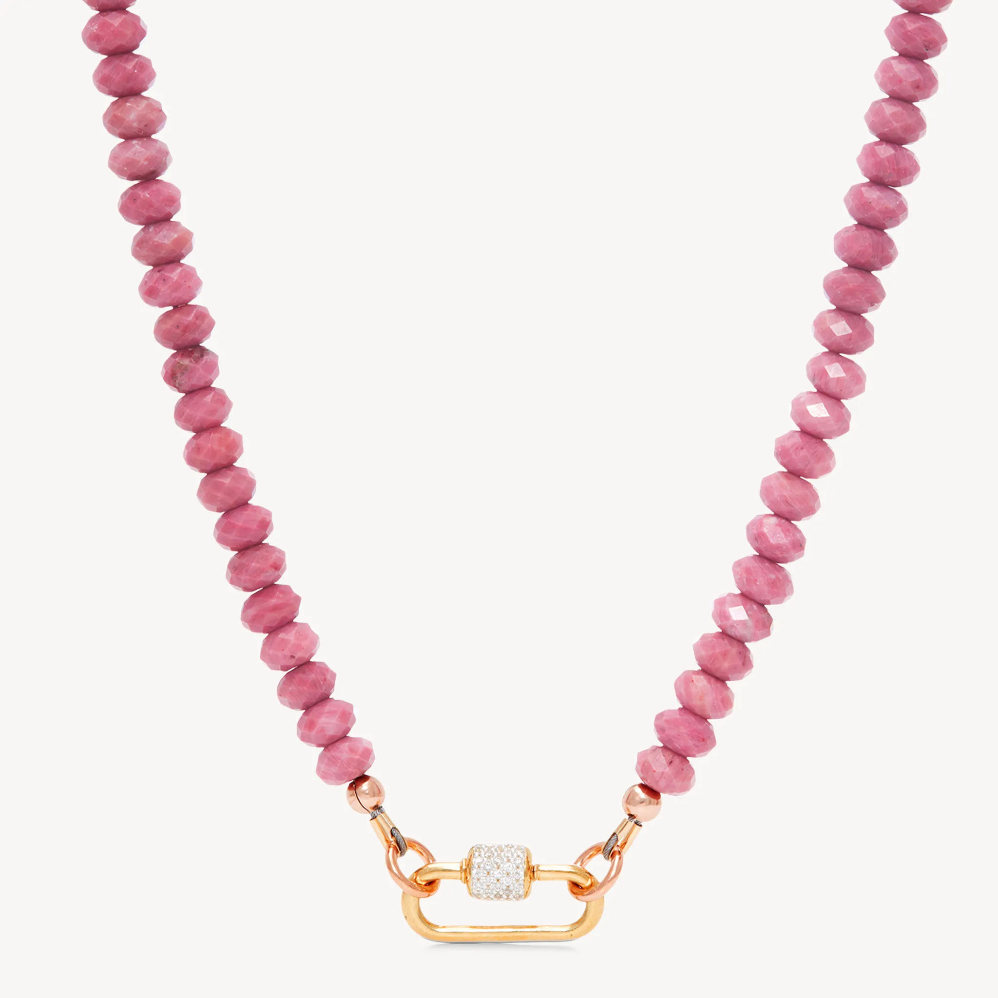 Rhodonite Charm Necklace