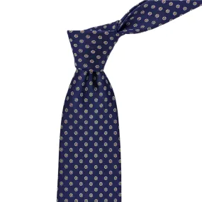 Sovereign Grade Midnight Navy Floral Jacquard Tie, 150 cm