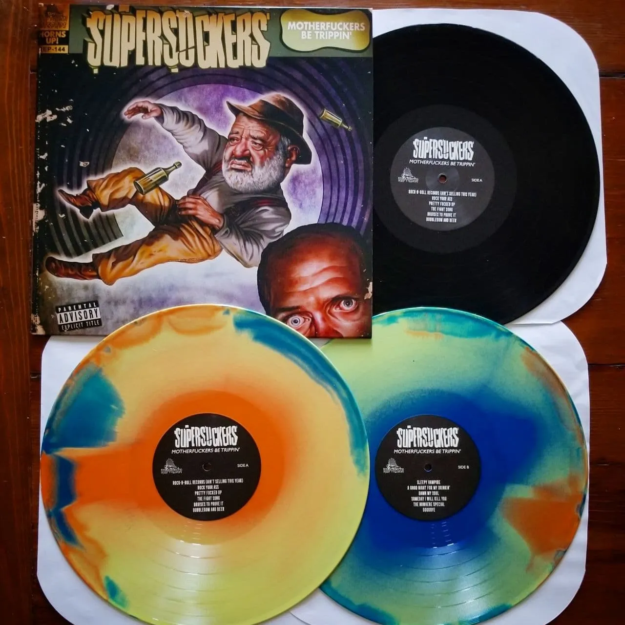 SUPERSUCKERS "MOTHERFUCKERS BE TRIPPIN'" VINYL LP