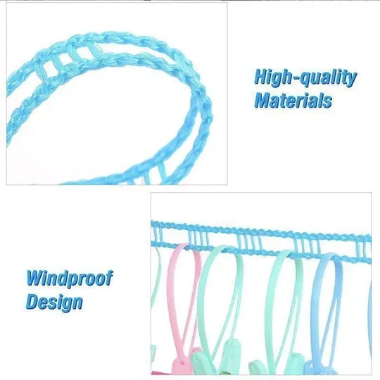 Windproof Non-Slip Clothesline