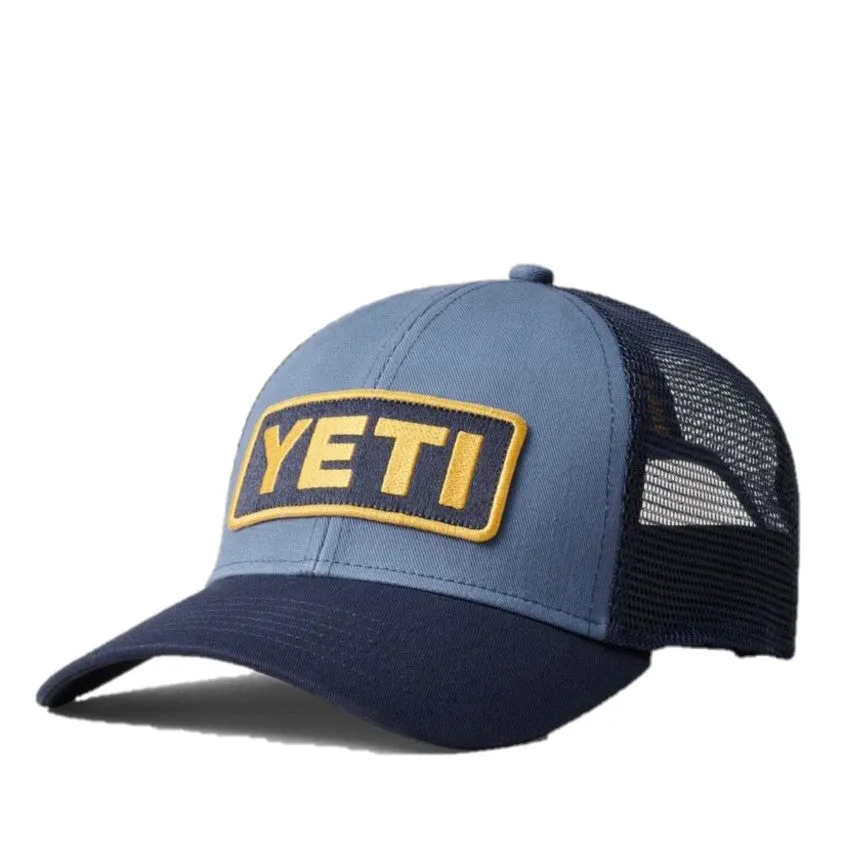 YETI Low-Pro Trucker Hat Navy and Yellow